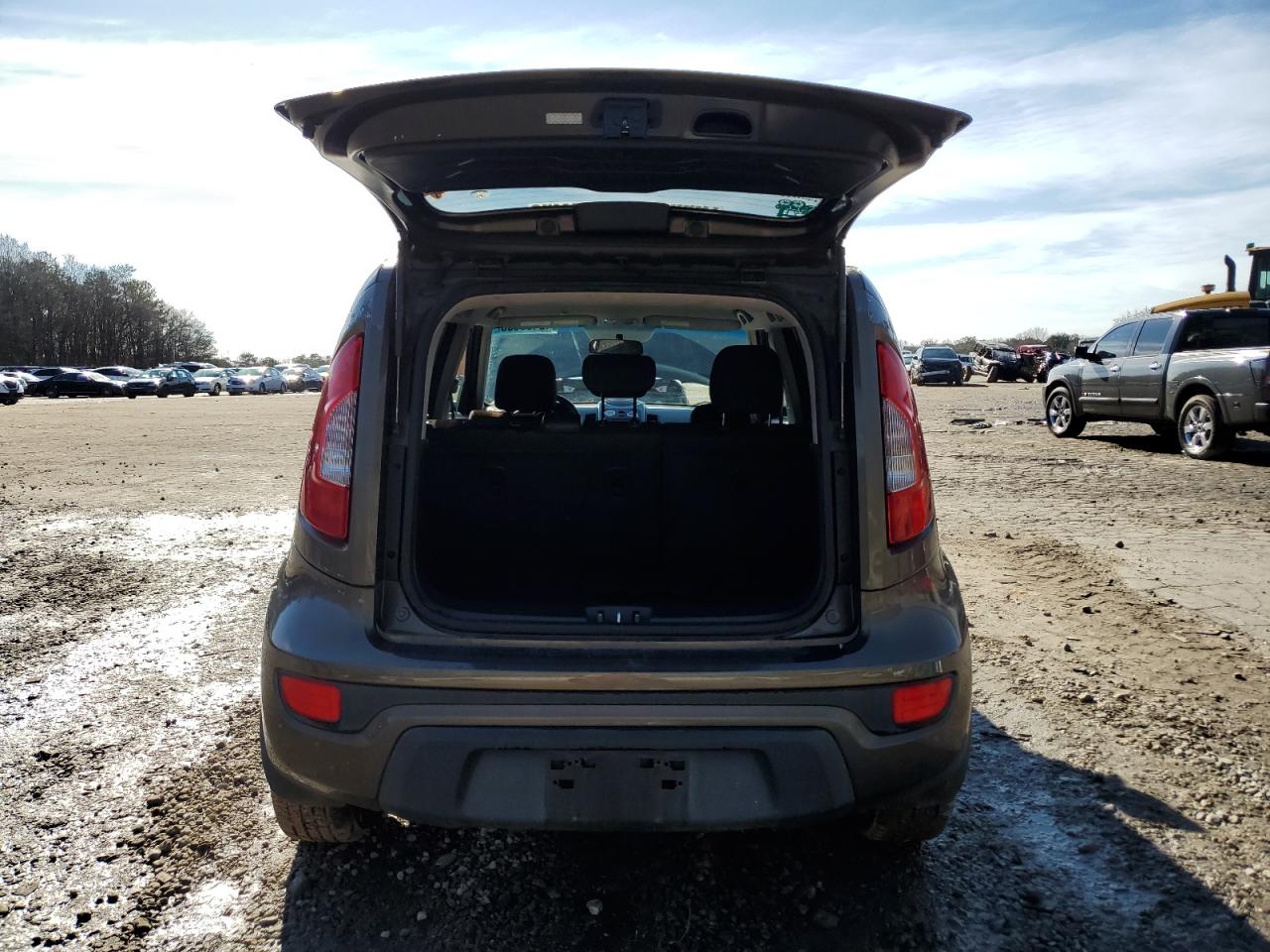 2012 KIA Soul VIN KNDJT2A64C7434055 Copart auction photo, rear end / side damage thumbnail 6