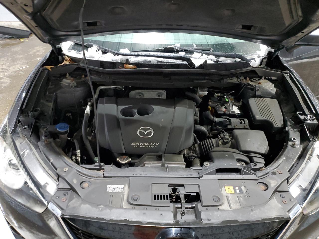 2014 Mazda CX-5 VIN JM3KE4CY6E0421738 Copart auction photo, side / undercarriage damage thumbnail 13