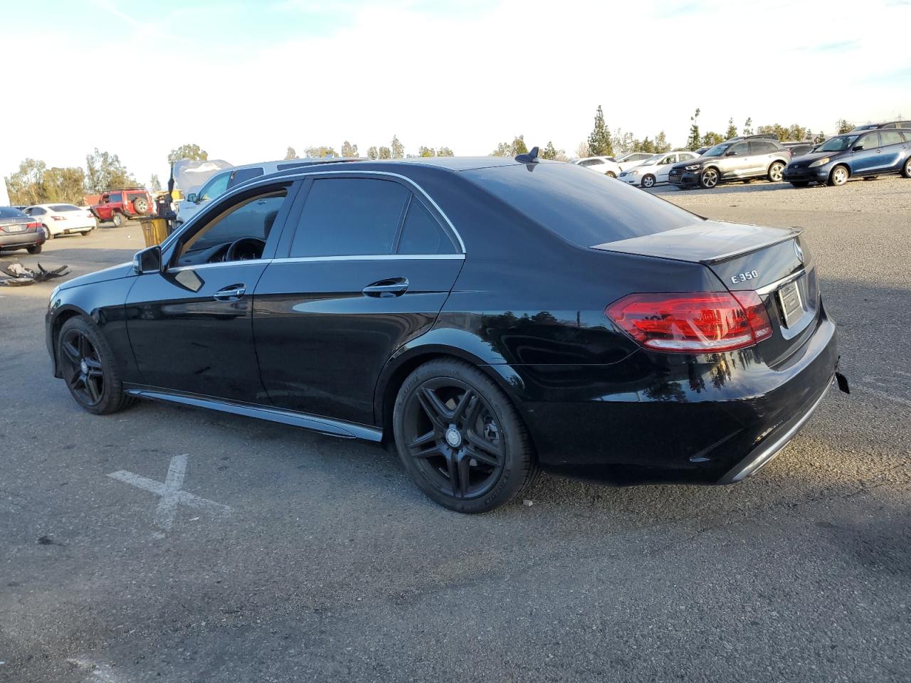 2014 Mercedes-Benz E-klasse VIN WDDHF5KB5EA927340 Copart auction photo, rear end damage thumbnail 2
