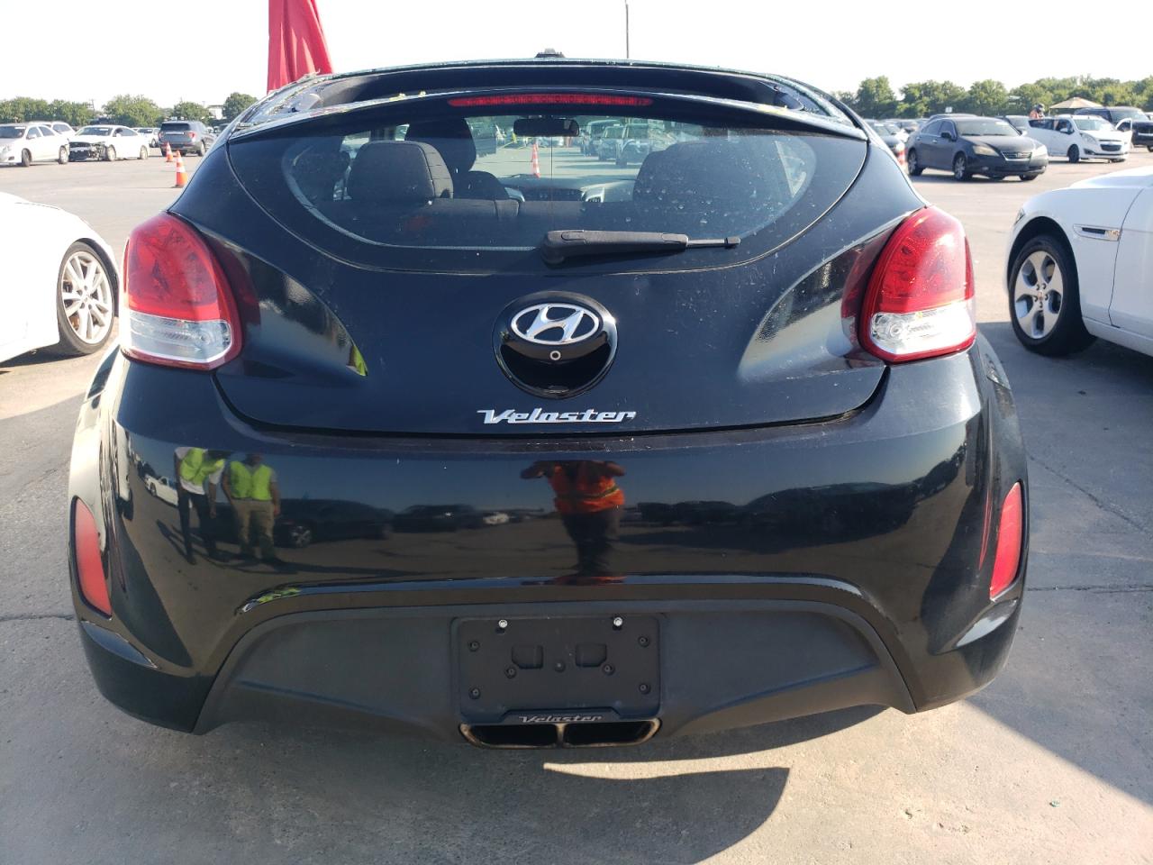 2017 Hyundai Veloster VIN KMHTC6ADXHU306731 Copart auction photo, hail damage thumbnail 6