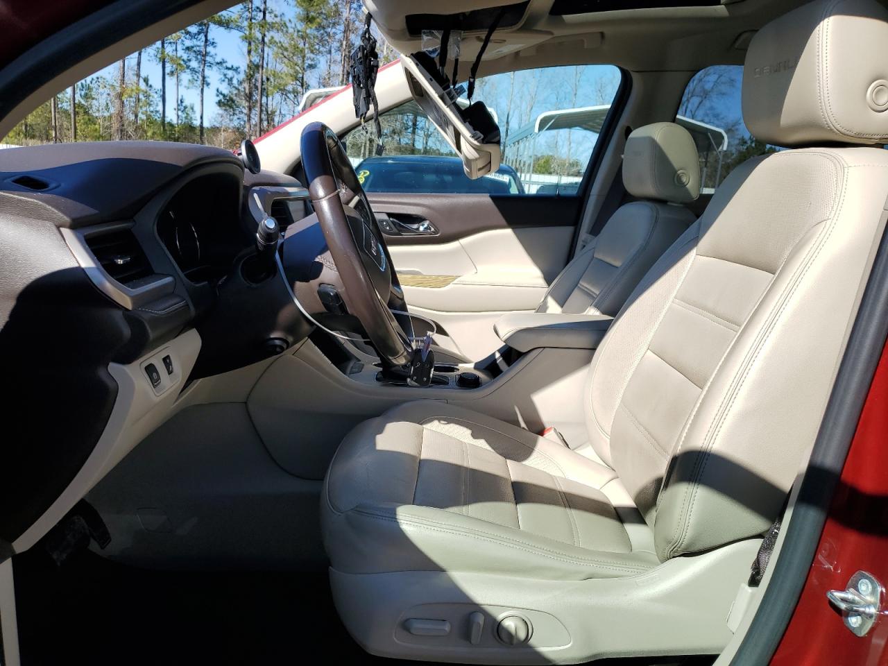 2018 GMC Acadia VIN 1GKKNXLSXJZ197387 Copart auction photo, front end / top/roof damage thumbnail 7