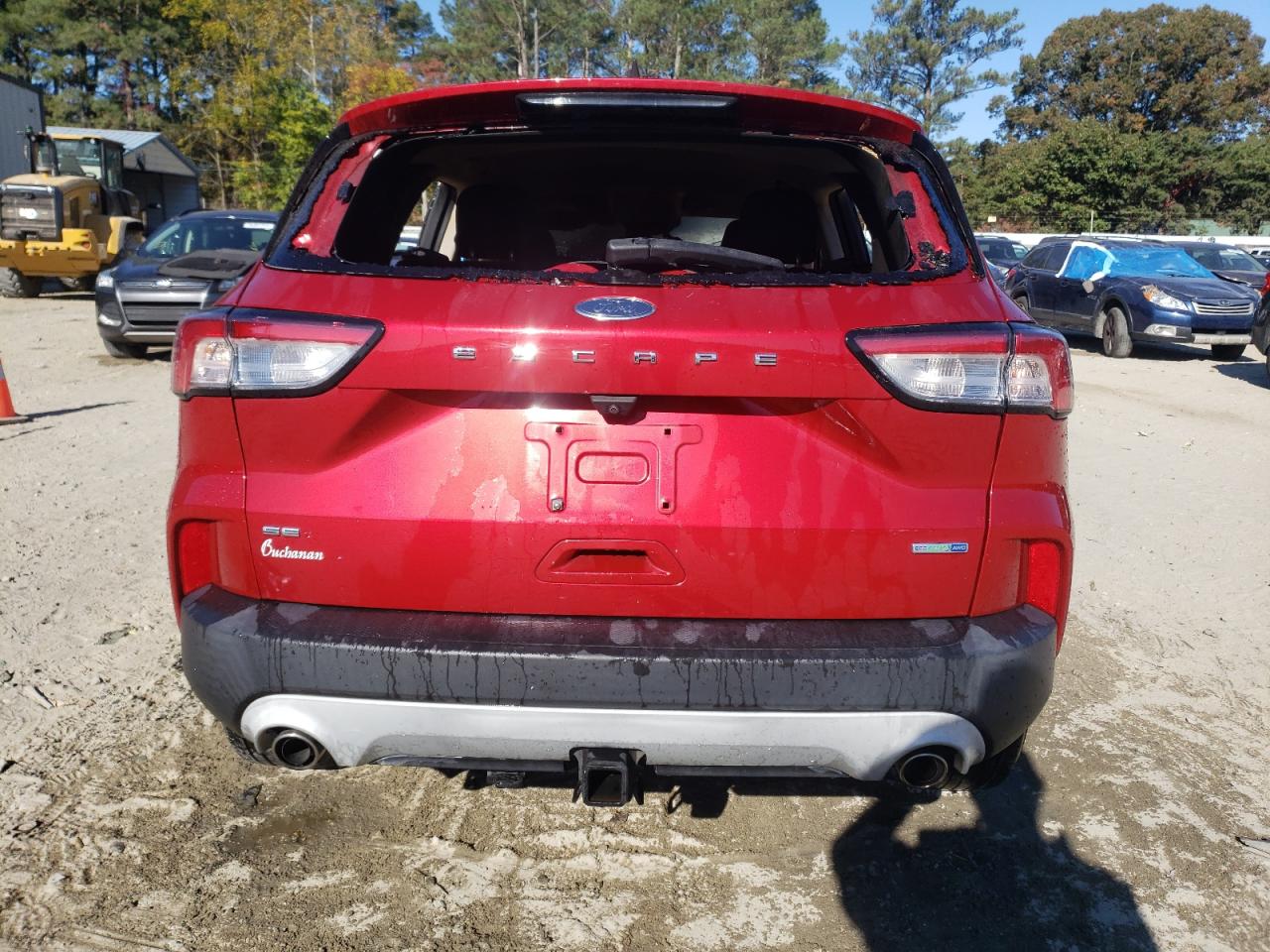 2020 Ford Escape VIN 1FMCU9G64LUA95347 Copart auction photo, burn - engine damage thumbnail 6
