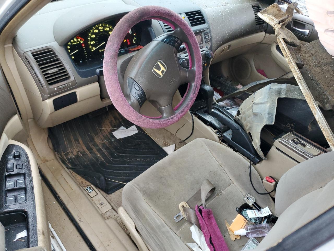 2006 Honda Accord VIN 1HGCM563X6A078015 Copart auction photo, all over damage thumbnail 8