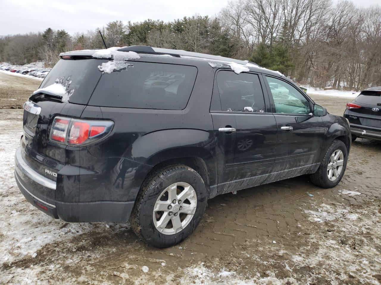 2016 GMC Acadia VIN 1GKKVNED4GJ272014 Copart auction photo, side / rear end damage thumbnail 3