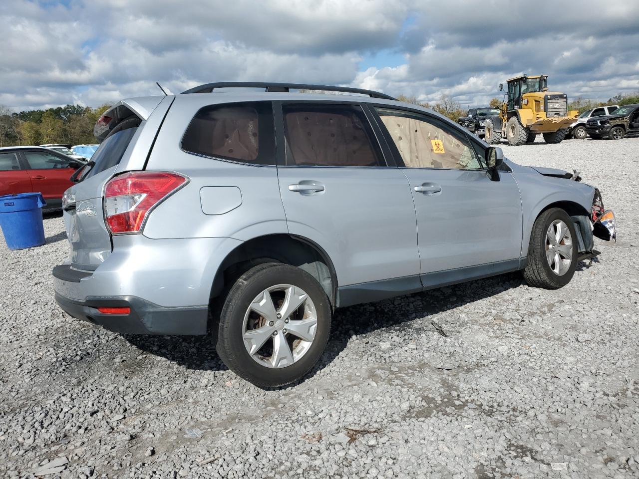 2014 Subaru Forester VIN JF2SJAJC7EH411118 Copart auction photo, front end / all over damage thumbnail 3