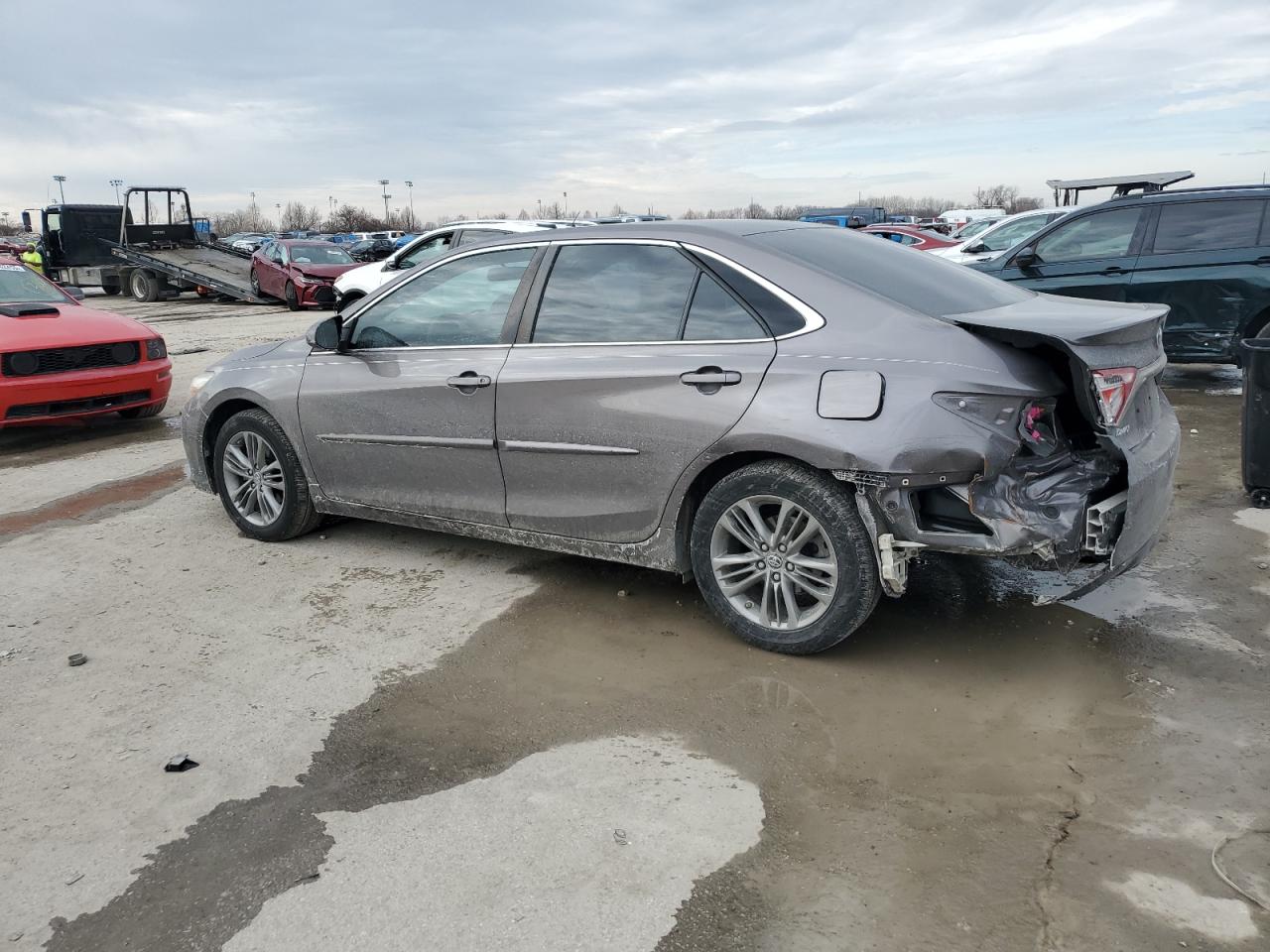 2017 Toyota Camry VIN 4T1BF1FK7HU634668 Copart auction photo, rear end damage thumbnail 2