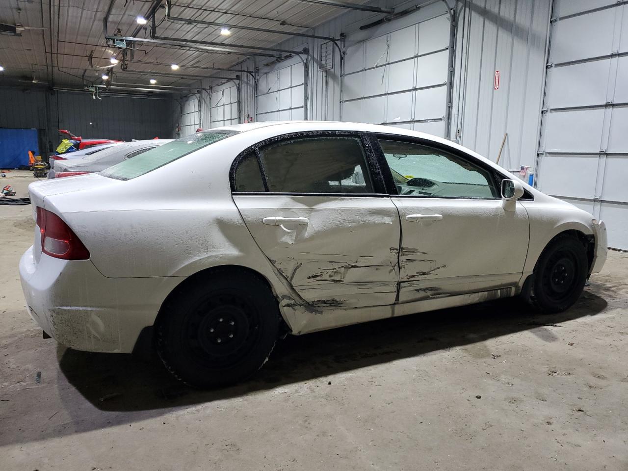 2008 Honda Civic VIN 2HGFA16598H510808 Copart auction photo, side / front end damage thumbnail 3