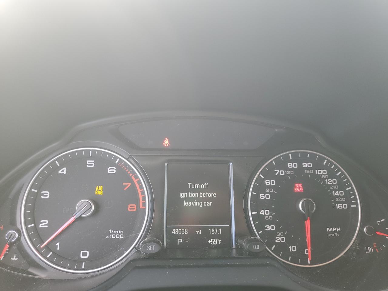 2014 Audi Q5 VIN WA1DGAFP7EA113642 Copart auction photo, front end damage thumbnail 9