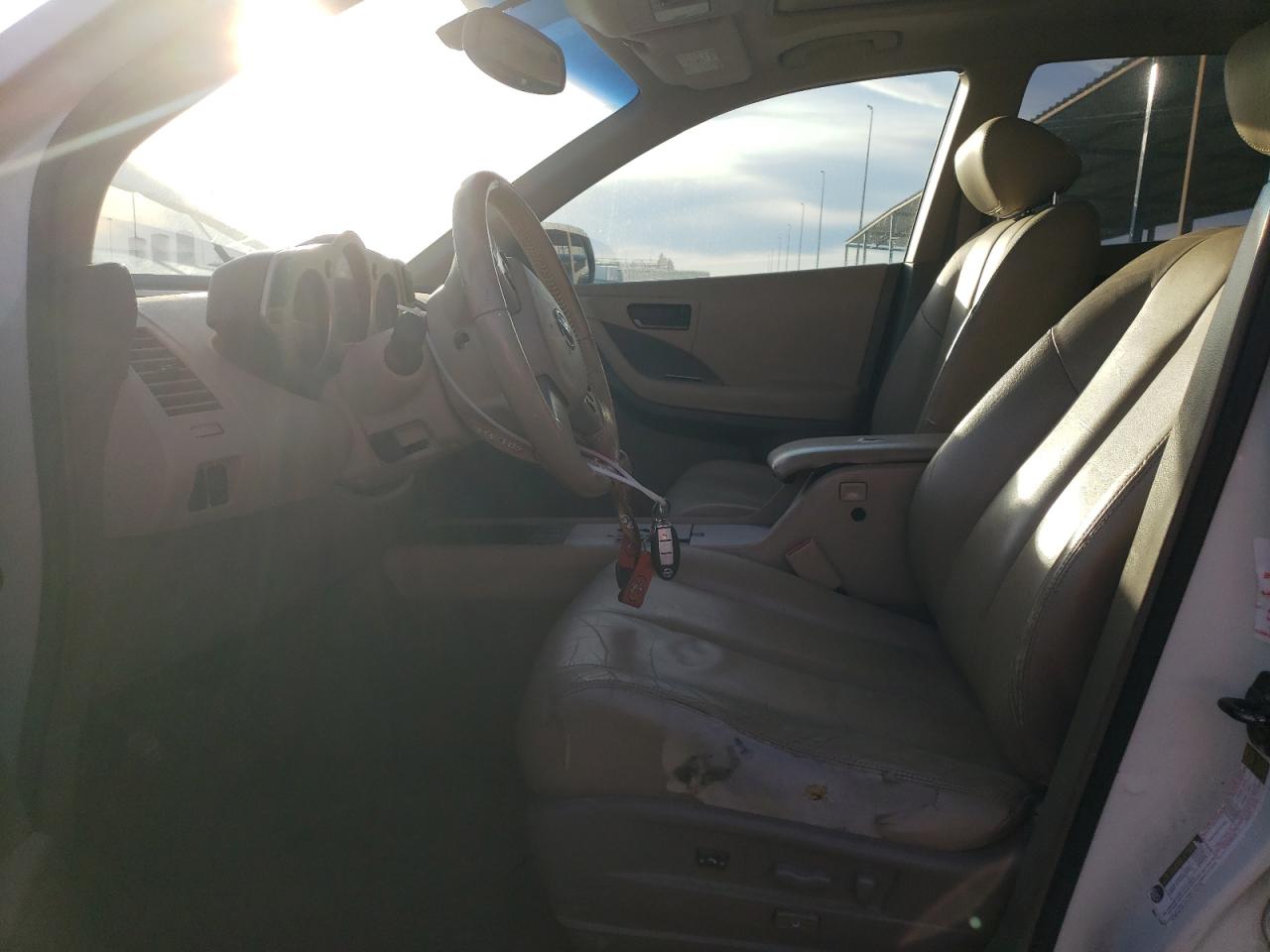 2005 Nissan Murano VIN JN8AZ08TX5W326129 Copart auction photo, vandalism / mechanical damage thumbnail 7