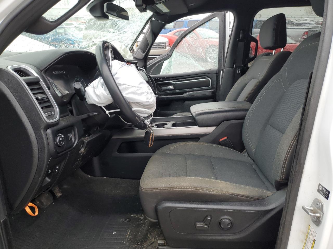 2022 RAM 1500 VIN 1C6SRFFM7NN375140 Copart auction photo, front end / side damage thumbnail 7