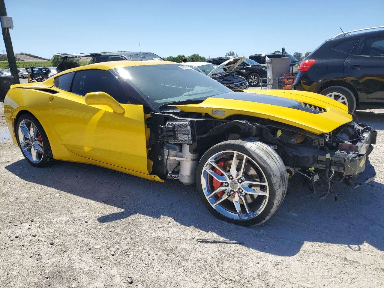2015 Chevrolet Corvette VIN 1G1YM2D7XF5108382 Copart auction photo, front end / minor dent/scratches damage thumbnail 4