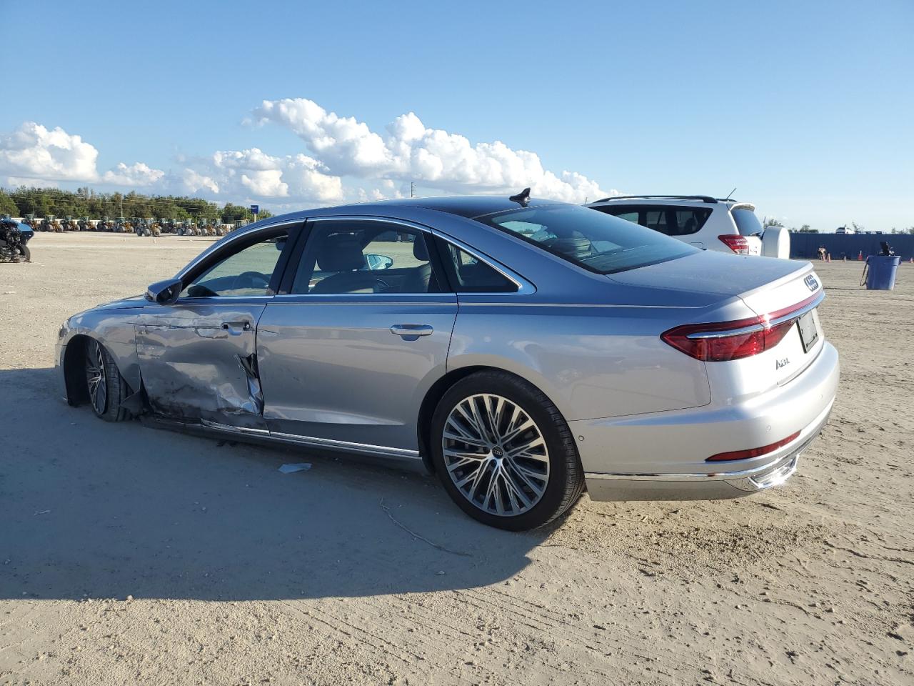 2021 Audi A8 VIN WAU8DAF84MN018145 Copart auction photo, all over damage thumbnail 2