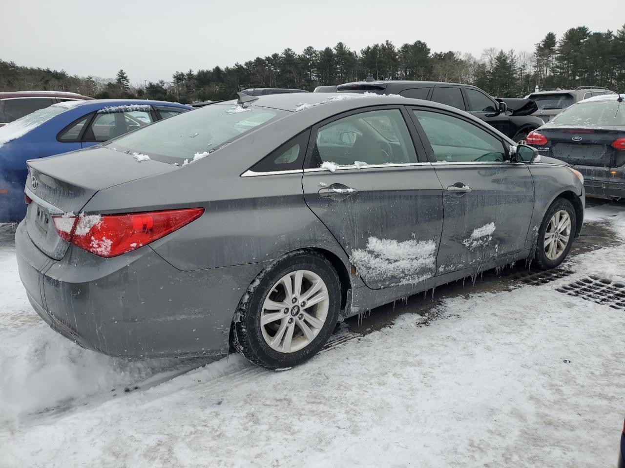 2013 Hyundai Sonata VIN 5NPEB4AC1DH717676 Copart auction photo, all over damage thumbnail 3