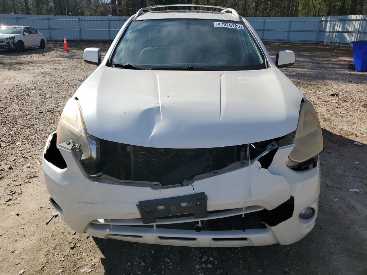 2011 Nissan Rogue VIN JN8AS5MV1BW266231 Copart auction photo, front end damage thumbnail 5