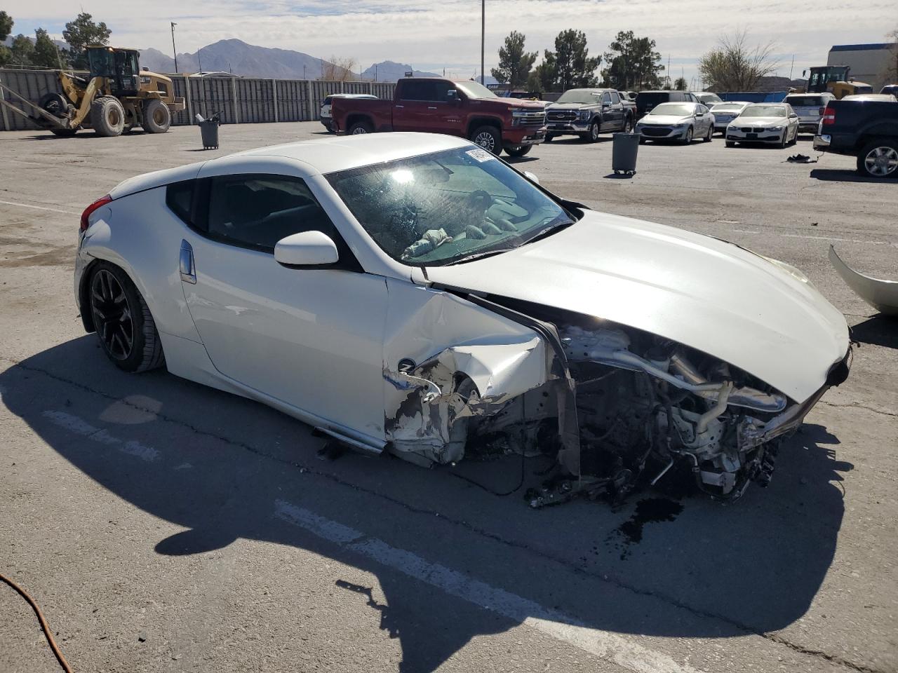 2014 Nissan 370Z VIN JN1AZ4EH2EM633022 Copart auction photo, front end / rear end damage thumbnail 4