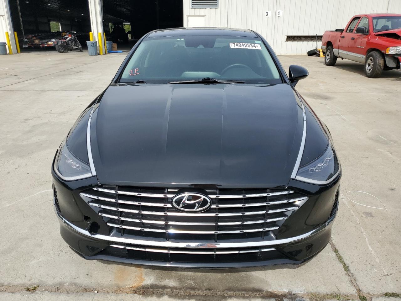 2023 Hyundai Sonata VIN KMHL34JJXPA070916 Copart auction photo, undercarriage / side damage thumbnail 5