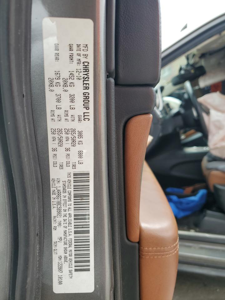2011 Jeep Grand Cherokee VIN 1J4RR6GT8BC589021 Copart auction photo, all over damage thumbnail 13