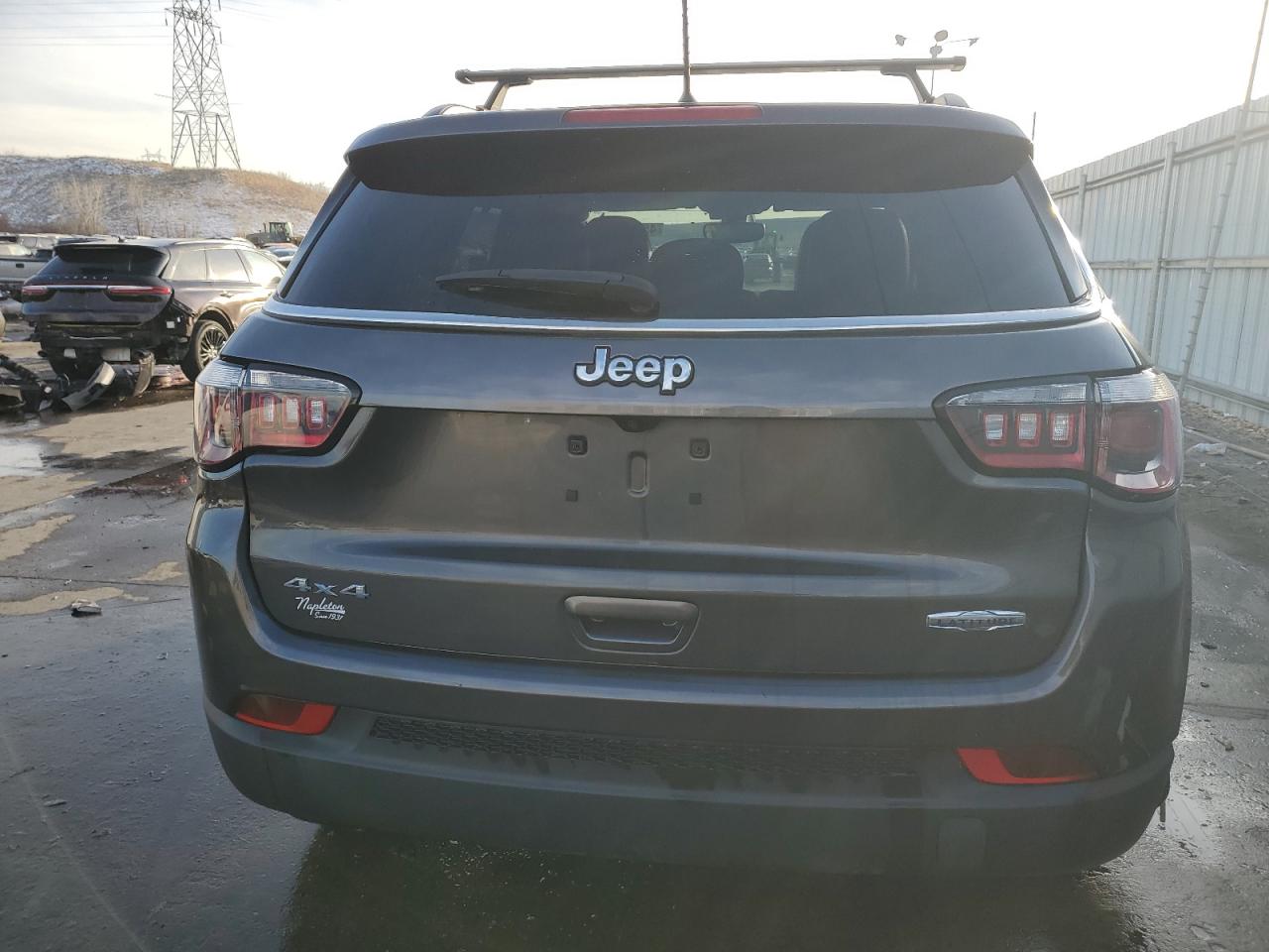2018 Jeep Compass VIN 3C4NJDBB6JT403767 Copart auction photo, side damage thumbnail 6