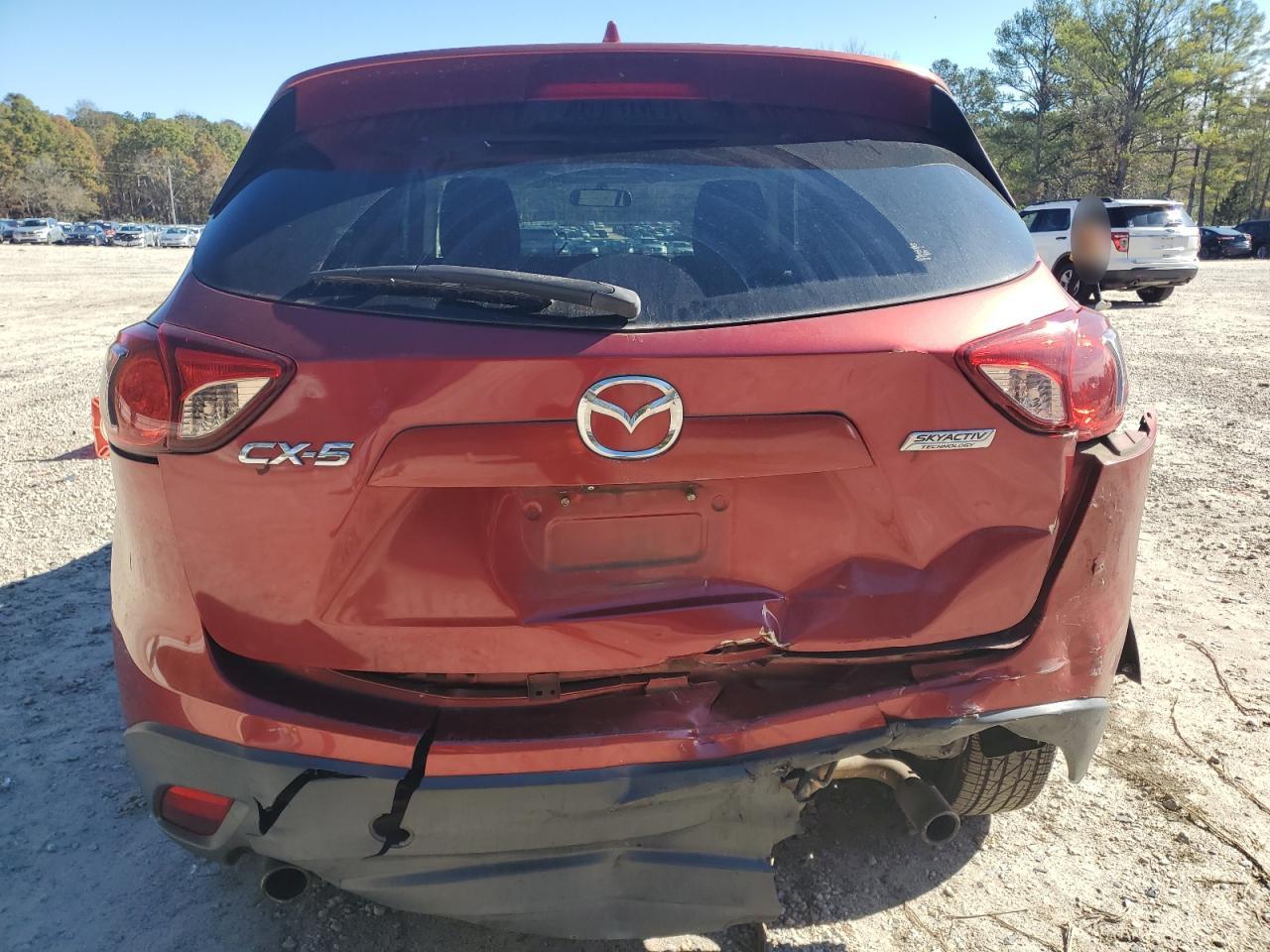 2013 Mazda CX-5 VIN JM3KE2CE6D0138118 Copart auction photo, rear end / front end damage thumbnail 6