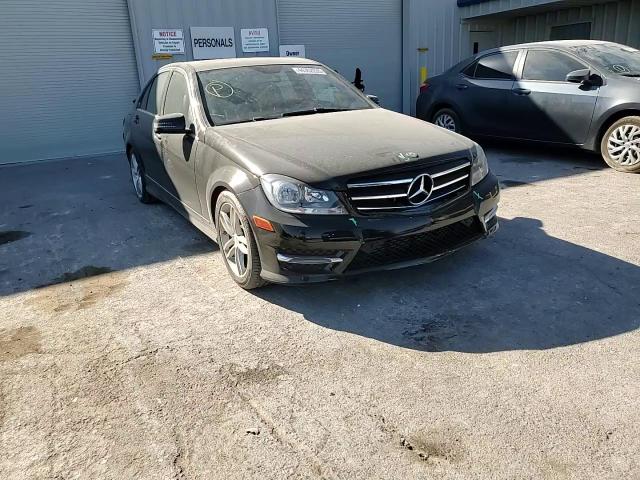 2014 Mercedes-Benz C-klasse VIN WDDGF4HB5ER311152 Copart auction photo, front end / rear end damage thumbnail 10
