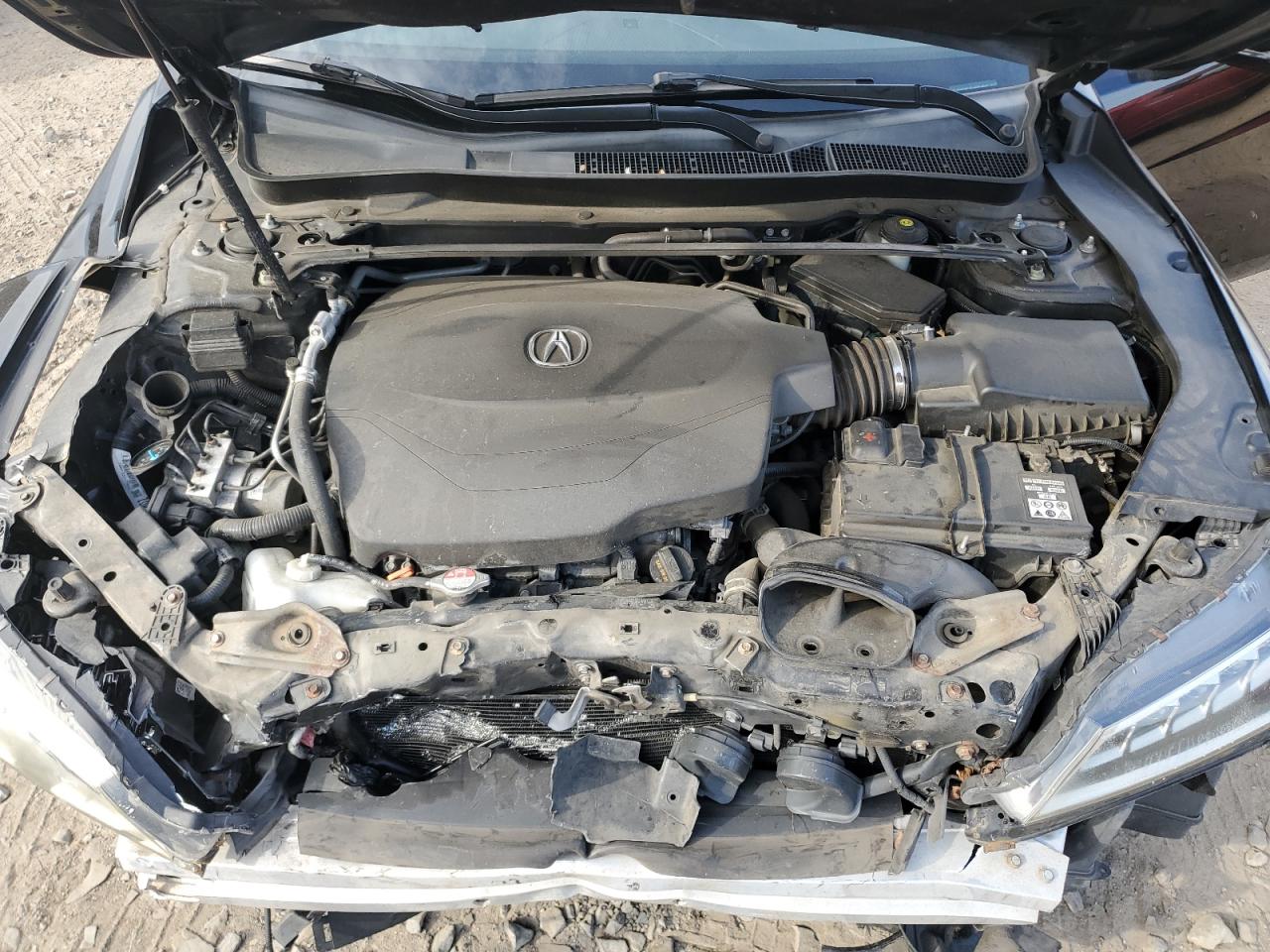 2016 Acura TLX VIN 19UUB3F50GA001624 Copart auction photo, front end / side damage thumbnail 11