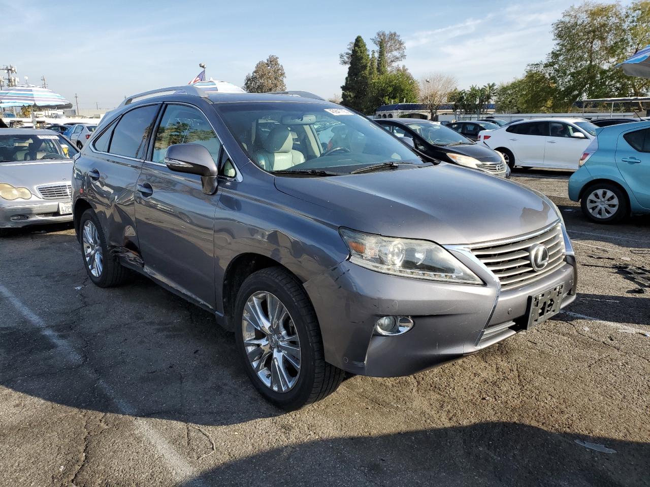 2014 Lexus RX VIN 2T2ZK1BA1EC135350 Copart auction photo, side / normal wear damage thumbnail 4