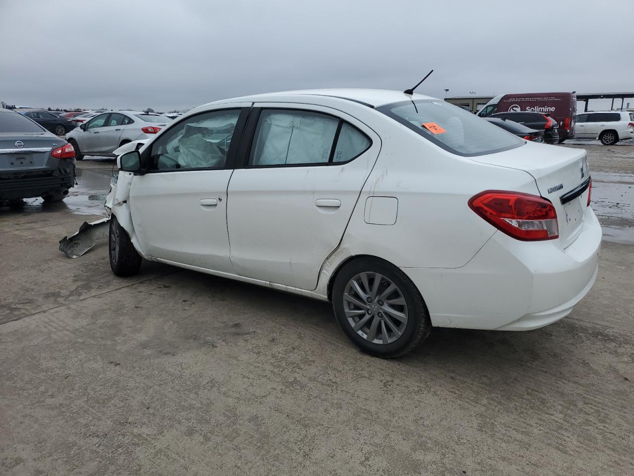 2018 Mitsubishi Mirage VIN ML32F3FJ4JHF07193 Copart auction photo, front end damage thumbnail 2