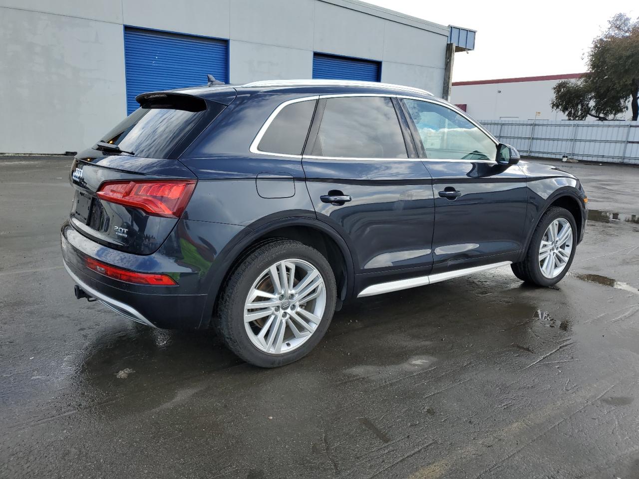 2018 Audi Q5 VIN WA1BNAFY1J2245340 Copart auction photo, side damage thumbnail 3