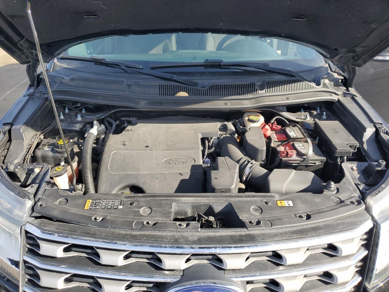 2016 Ford Explorer VIN 1FM5K7D8XGGD23347 Copart auction photo, front end damage thumbnail 12