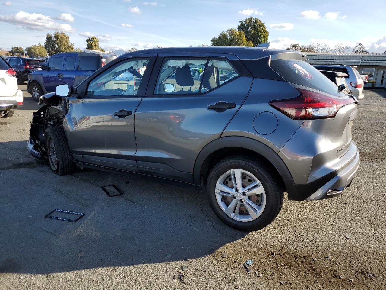 2021 Nissan Kicks VIN 3N1CP5BV6ML543654 Copart auction photo, front end / side damage thumbnail 2