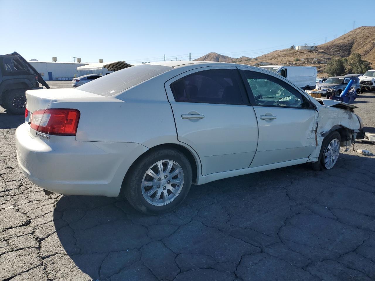 2009 Mitsubishi Galant VIN 4A3AB36F29E021280 Copart auction photo, all over damage thumbnail 3