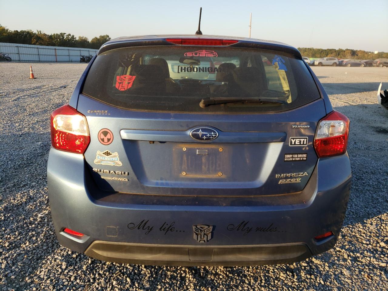 2016 Subaru Impreza VIN JF1GPAB61G8267151 Copart auction photo, front end damage thumbnail 6