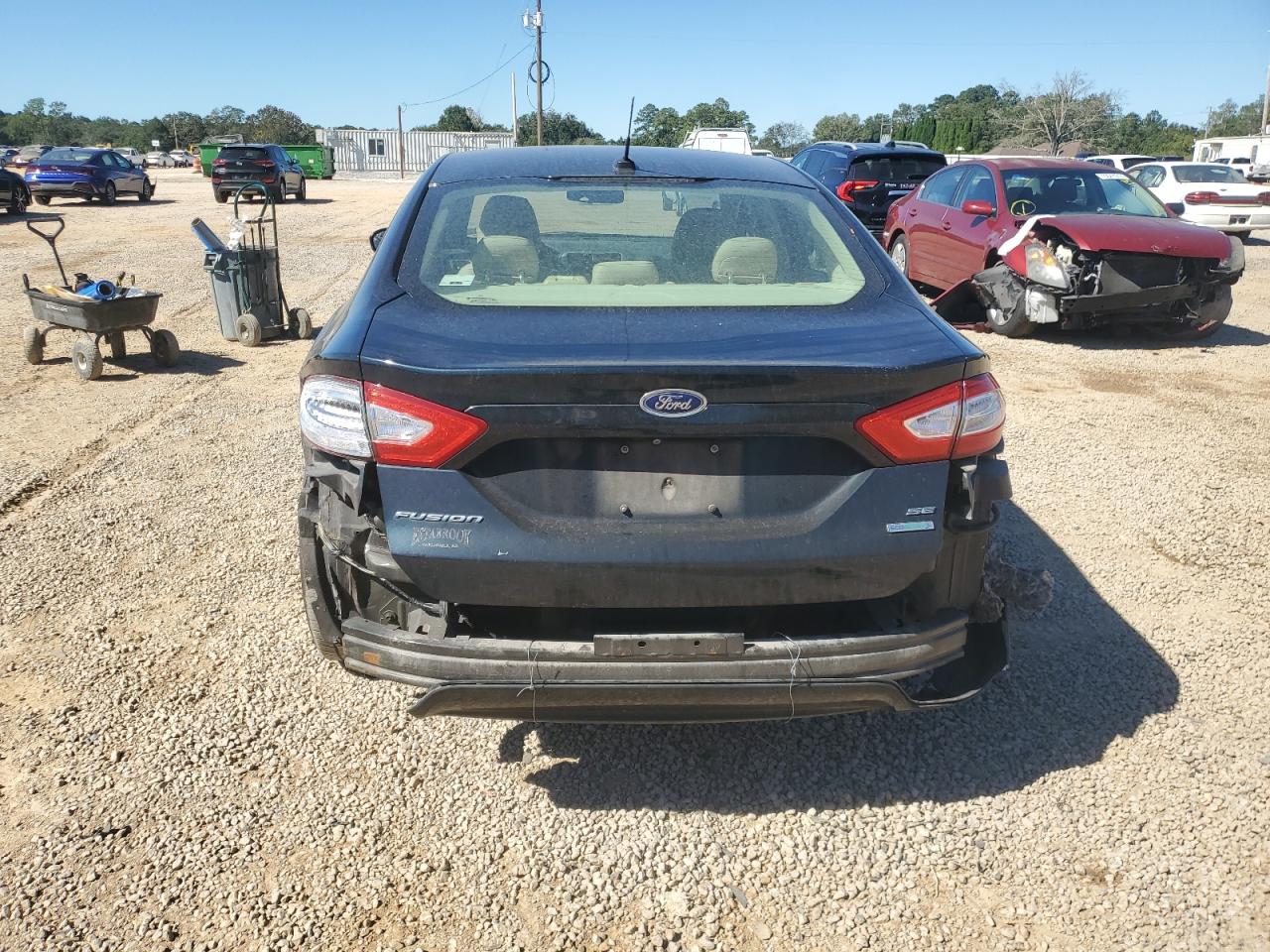 2014 Ford Fusion VIN 3FA6P0H92ER231195 Copart auction photo, rear end / minor dent/scratches damage thumbnail 6