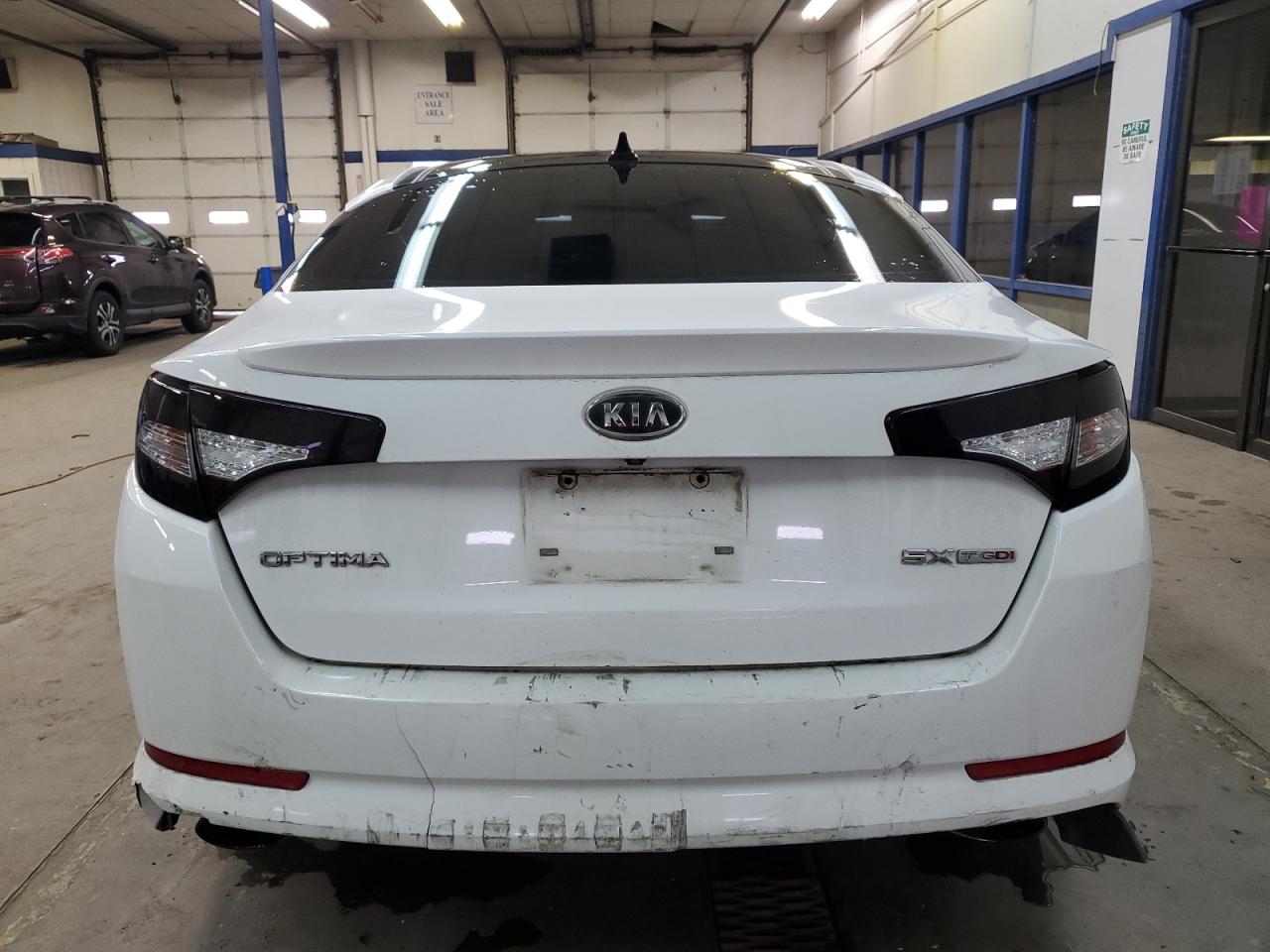 2012 KIA Optima VIN 5XXGR4A64CG047890 Copart auction photo, front end / rear end damage thumbnail 6