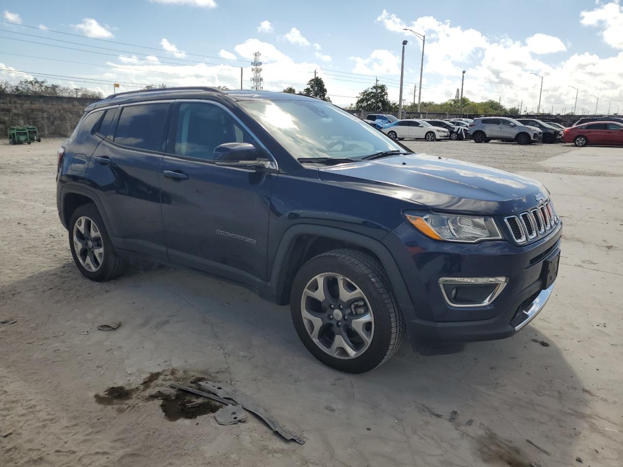2021 Jeep Compass VIN 3C4NJDCB4MT604831 Copart auction photo, side damage thumbnail 4