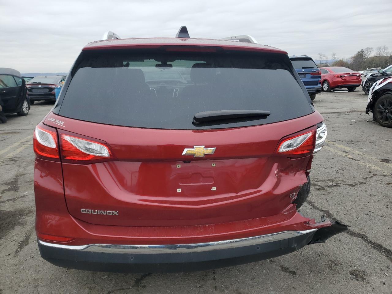 2018 Chevrolet Equinox VIN 2GNAXJEV5J6167772 Copart auction photo, rear end / front end damage thumbnail 6