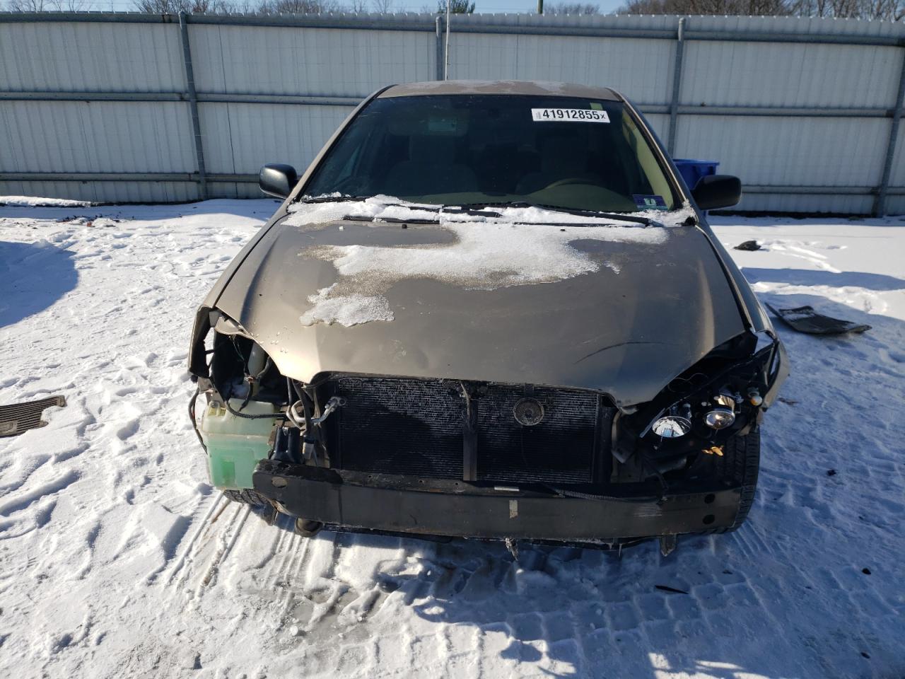2007 Toyota Corolla VIN 1NXBR32E87Z912267 Copart auction photo, front end / rear end damage thumbnail 5
