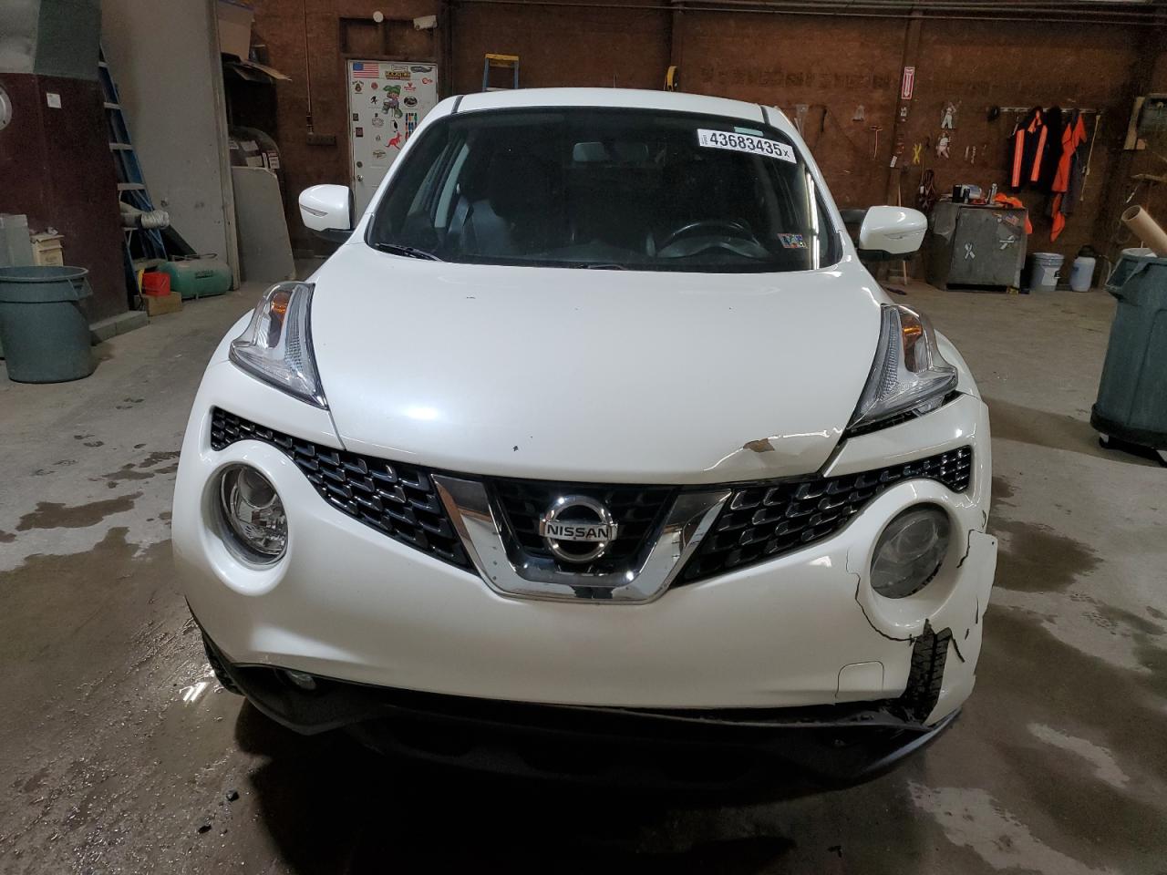 2016 Nissan Juke VIN JN8AF5MV6GT658621 Copart auction photo, front end / side damage thumbnail 5