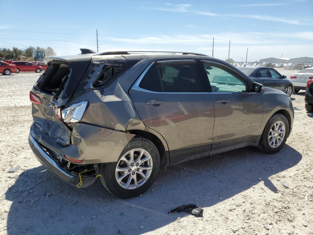 2019 Chevrolet Equinox VIN 3GNAXKEV9KS584384 Copart auction photo, rear end damage thumbnail 3