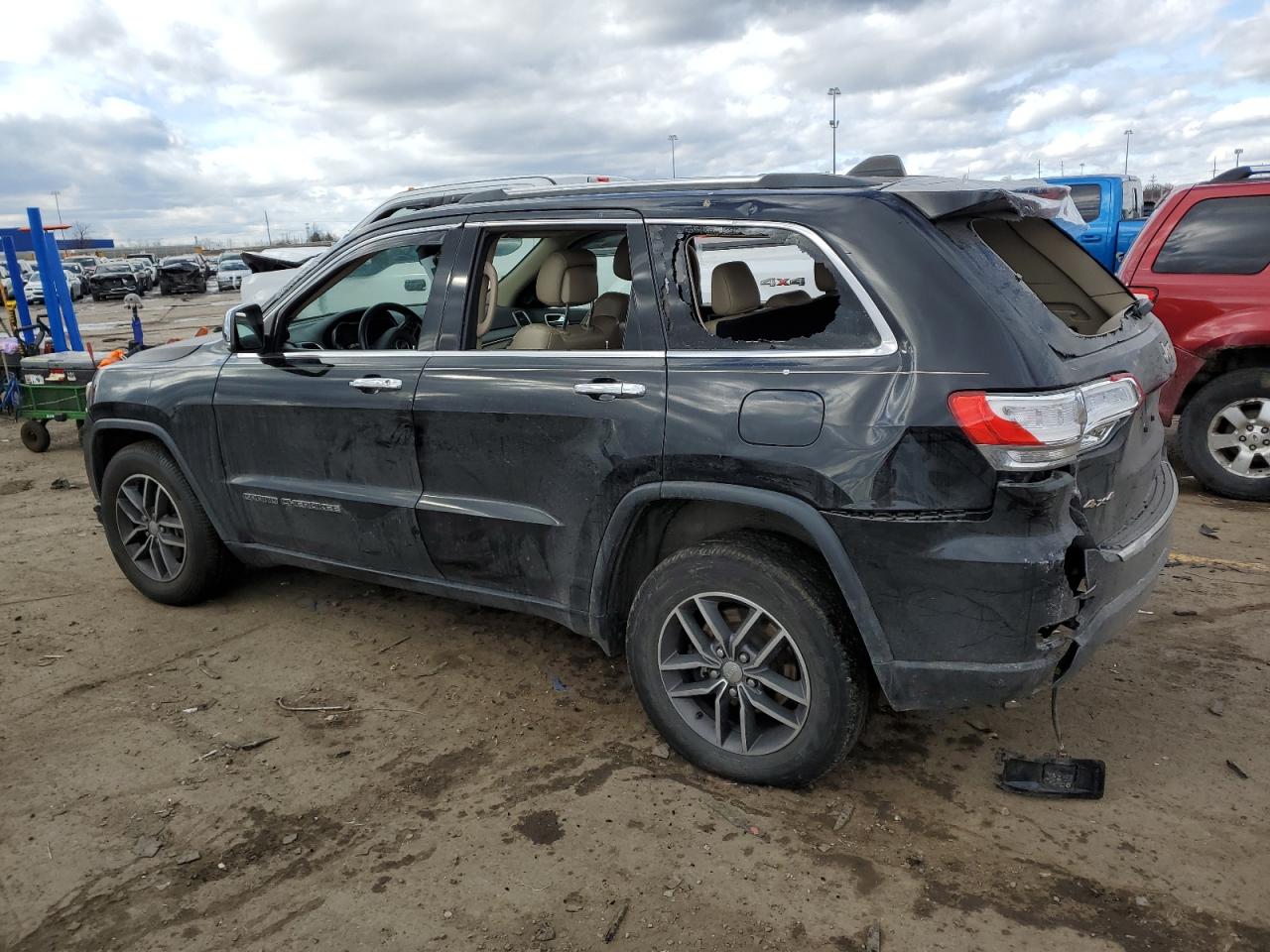 2018 Jeep Grand Cherokee VIN 1C4RJFBG5JC487603 Copart auction photo, all over damage thumbnail 2