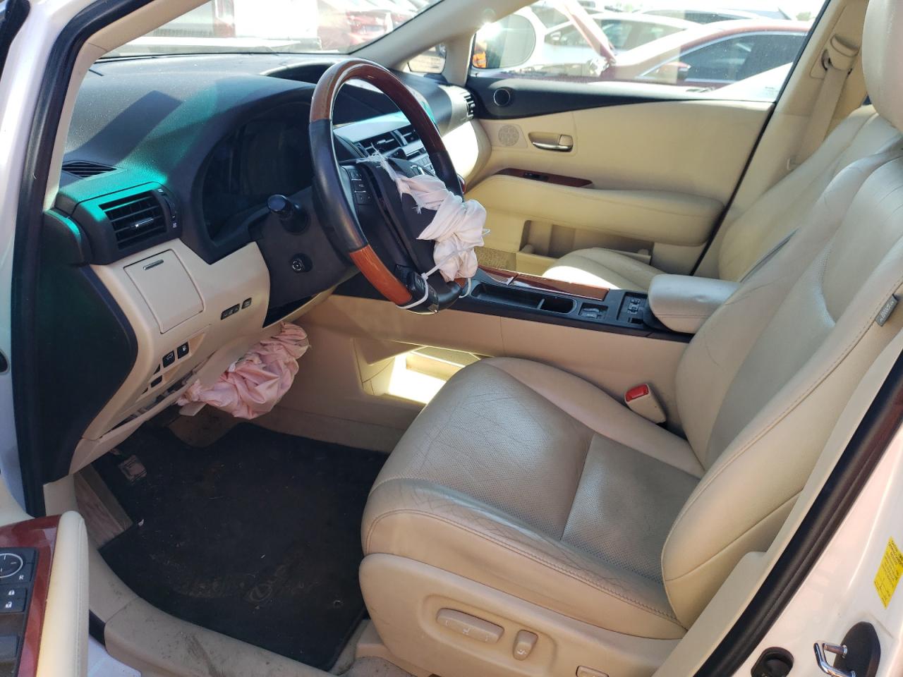 2010 Lexus RX VIN 2T2BK1BA1AC040797 Copart auction photo, front end / side damage thumbnail 7