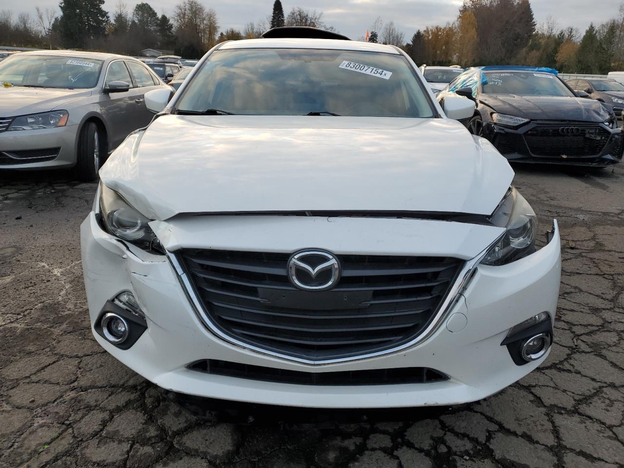 2016 Mazda 3 VIN JM1BM1U78G1338079 Copart auction photo, front end damage thumbnail 5