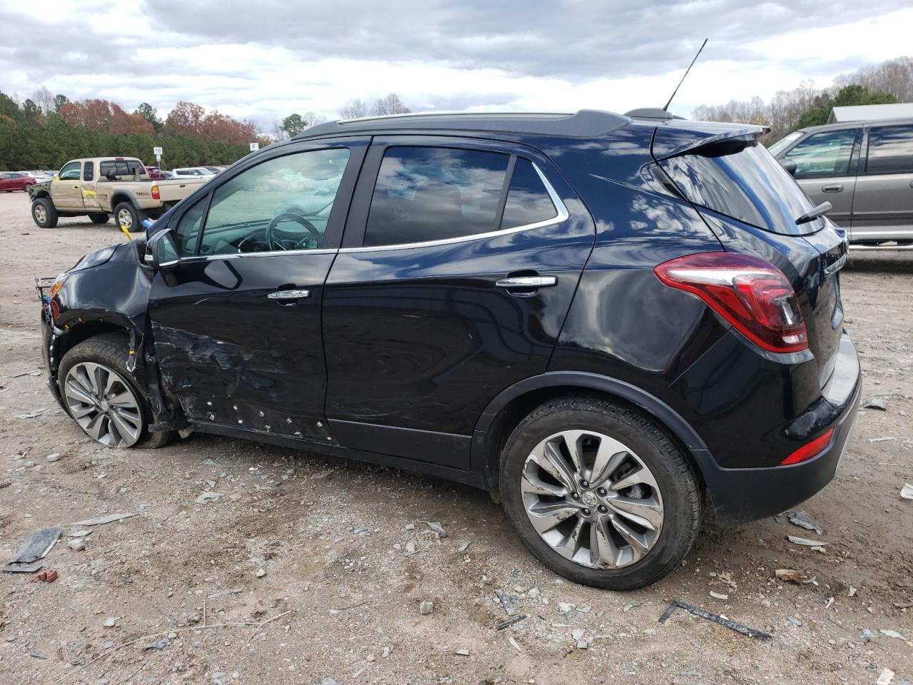 2019 Buick Encore VIN KL4CJESB8KB718340 Copart auction photo, side / undercarriage damage thumbnail 2