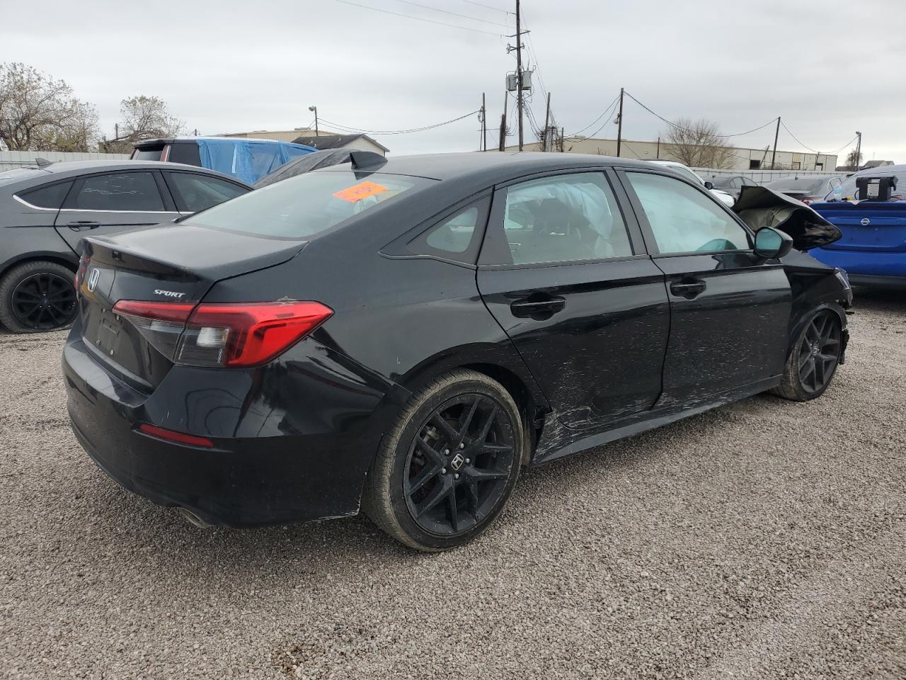 2024 Honda Civic VIN 2HGFE2F59RH548020 Copart auction photo, front end / side damage thumbnail 3