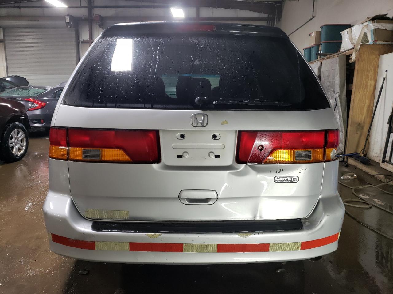2002 Honda Odyssey VIN 2HKRL18622H572271 Copart auction photo, rear end / side damage thumbnail 6