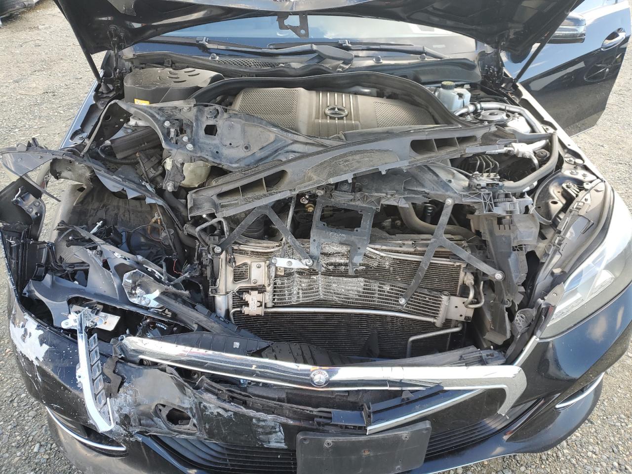 2014 Mercedes-Benz E-klasse VIN WDDHF9HBXEA937098 Copart auction photo, front end / side damage thumbnail 11