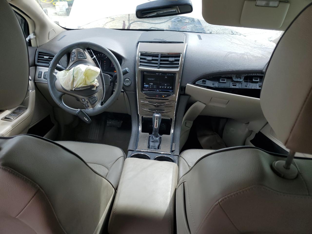 2015 Lincoln MKX VIN 2LMDJ6JK3FBL26738 Copart auction photo, side / front end damage thumbnail 8