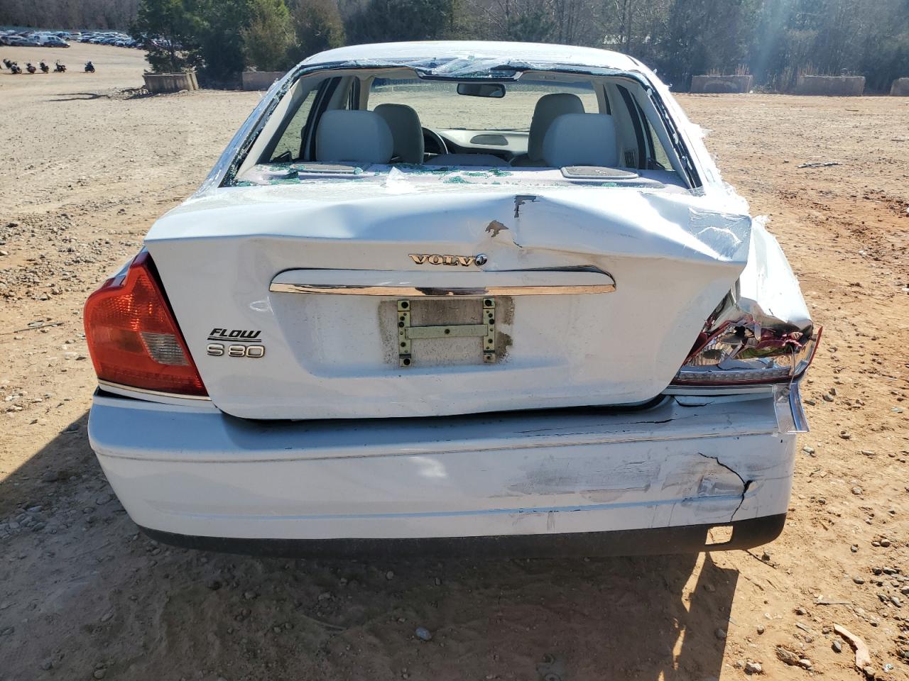 2005 Volvo S80 VIN YV1TS592051409717 Copart auction photo, rear end damage thumbnail 6