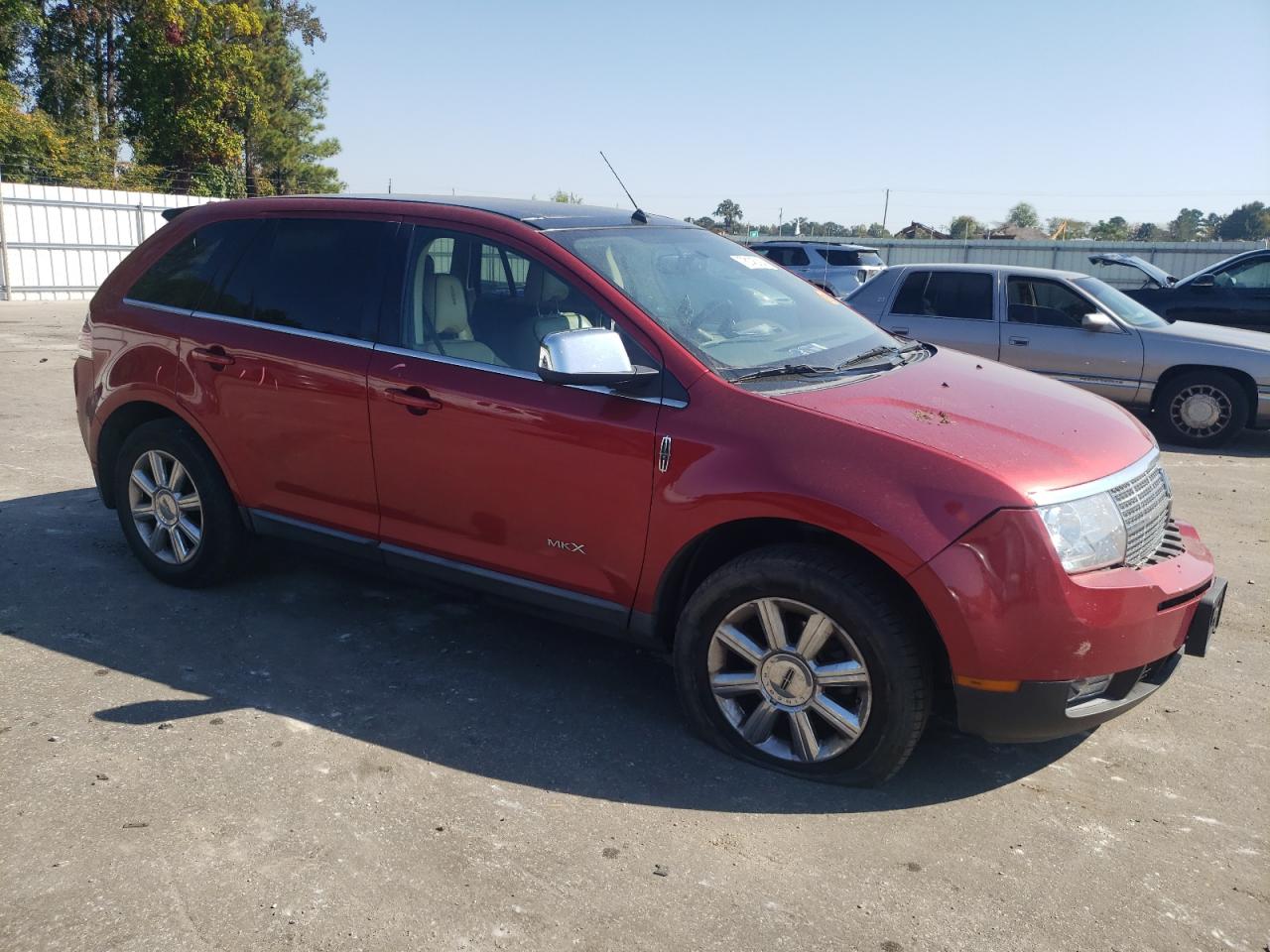 2008 Lincoln MKX VIN 2LMDU68C28BJ41122 Copart auction photo, front end damage thumbnail 4