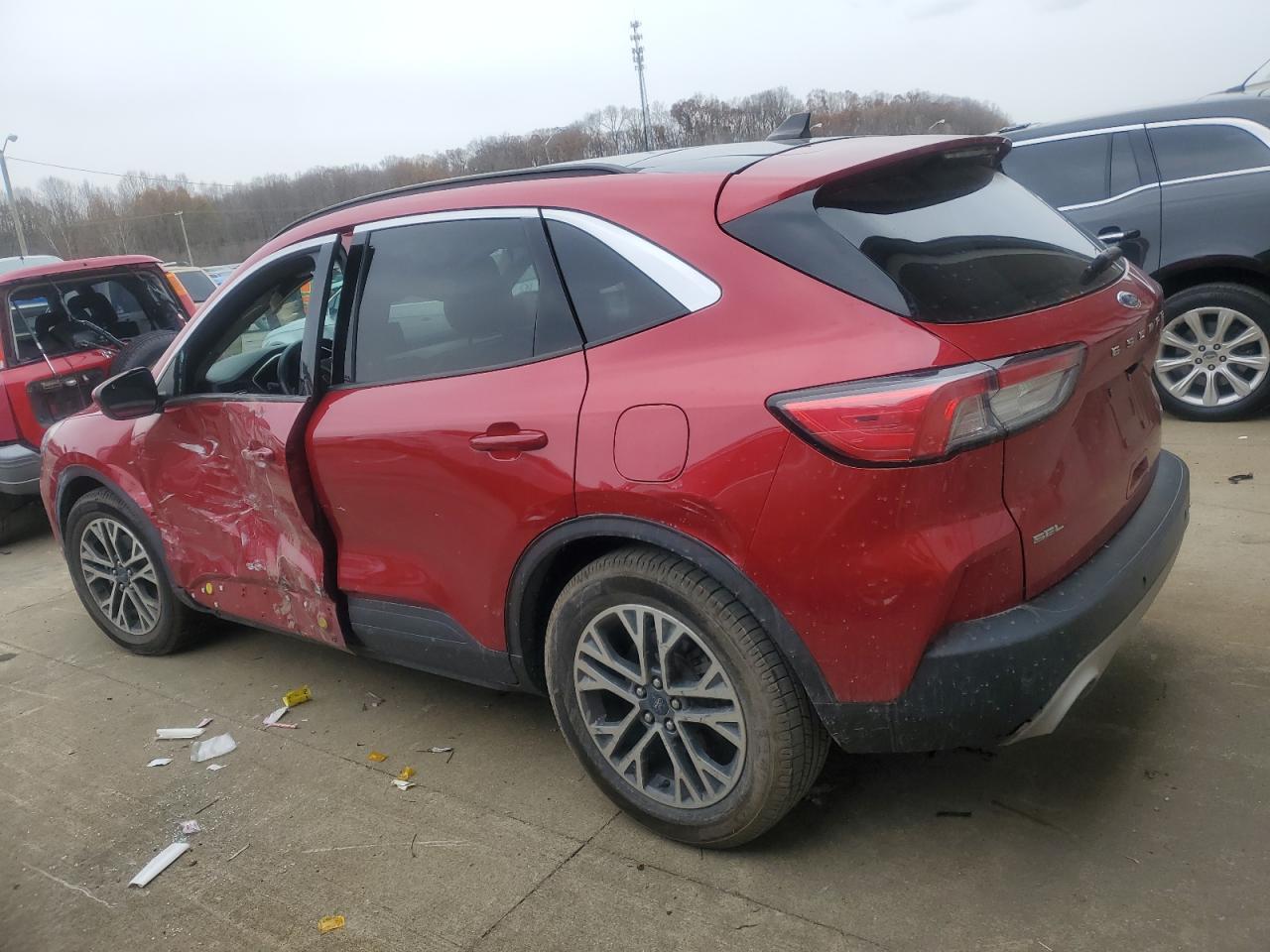 2020 Ford Escape VIN 1FMCU0H63LUA98461 Copart auction photo, side damage thumbnail 2
